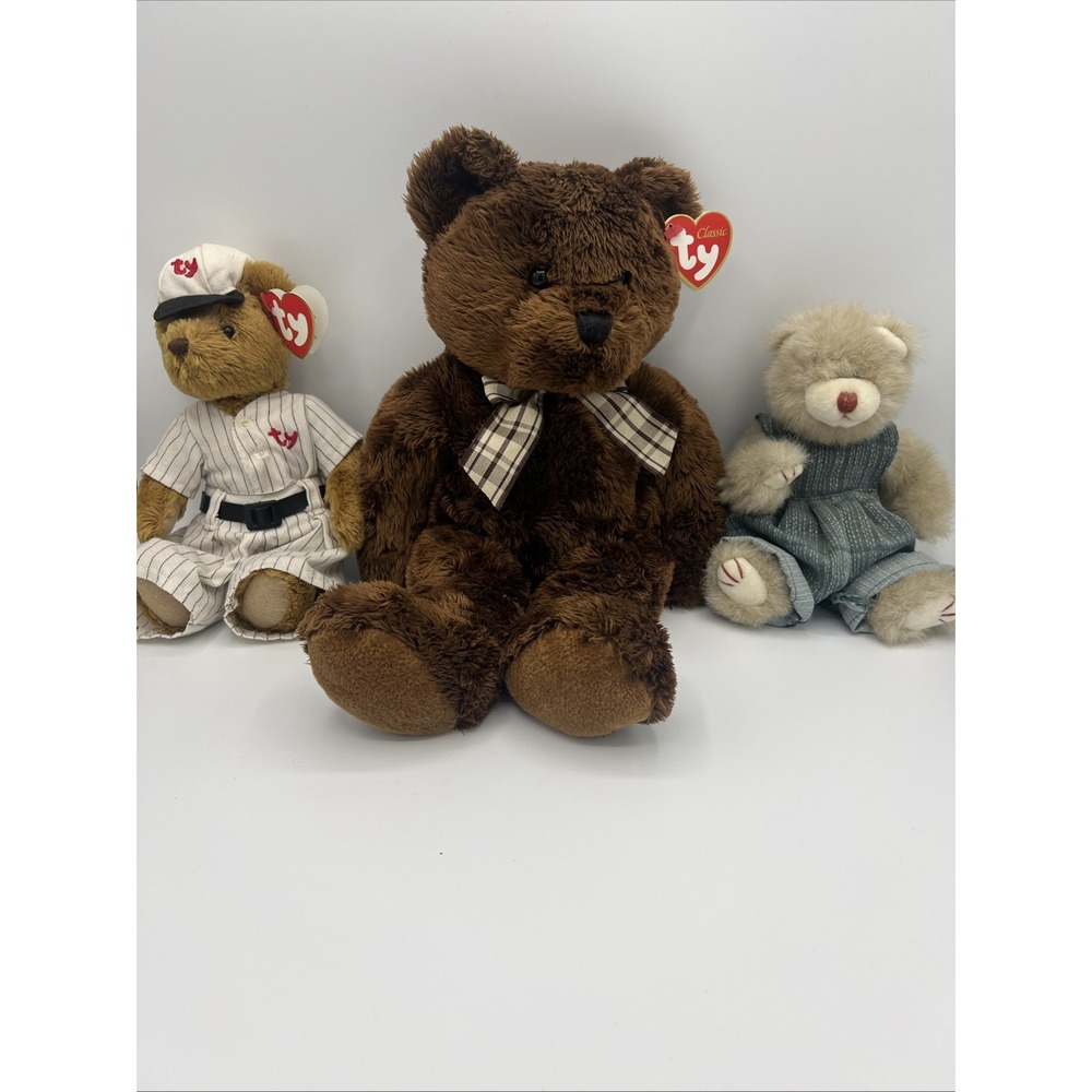 VTG Ty Bear Collection Lot of 3:Classic Molasses, Attic Treasures, Cooper